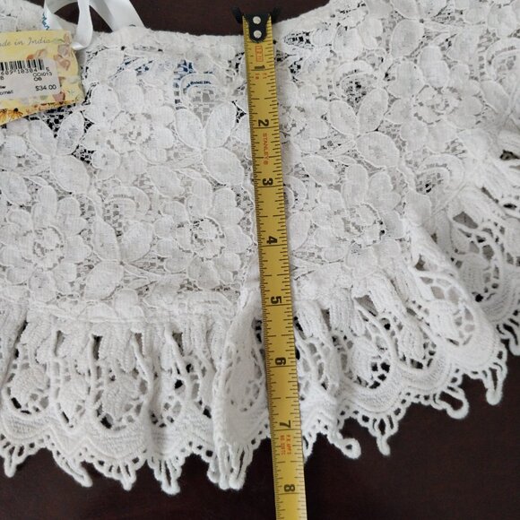 April Cornell Vintage Victorian Style Lace White Dutch Collar New With Tags - Picture 14 of 14